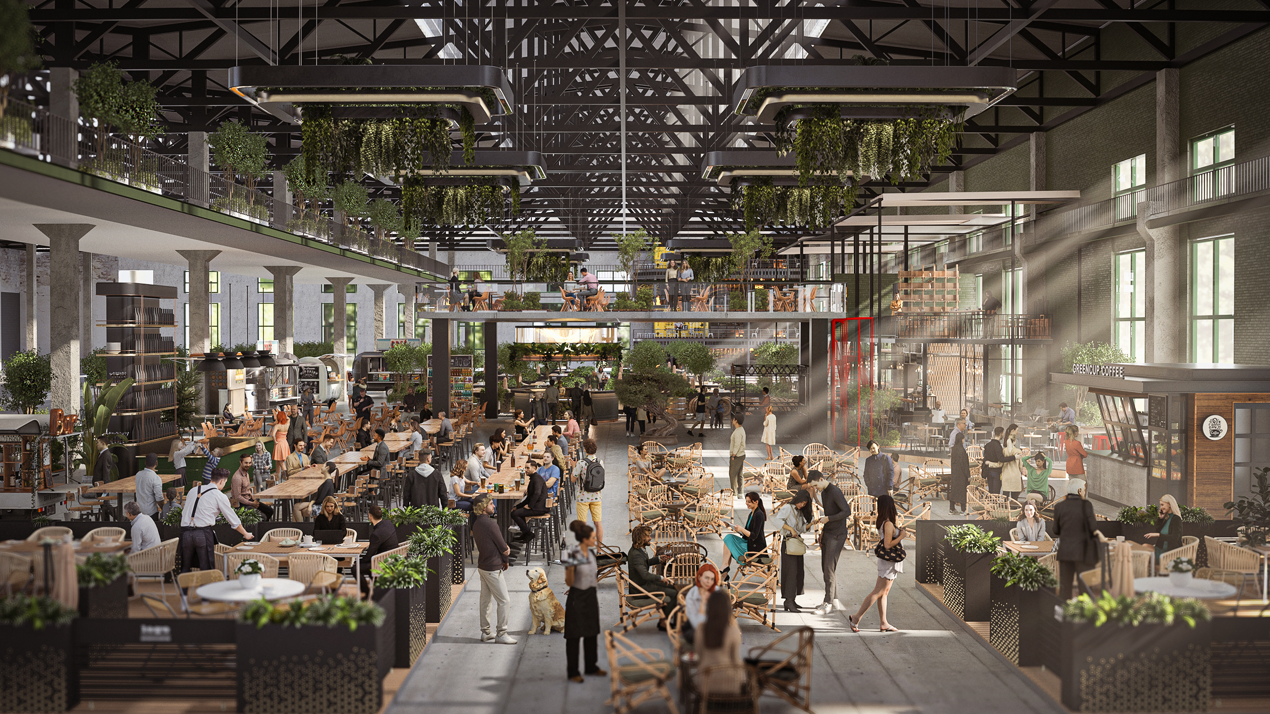 Food court inside