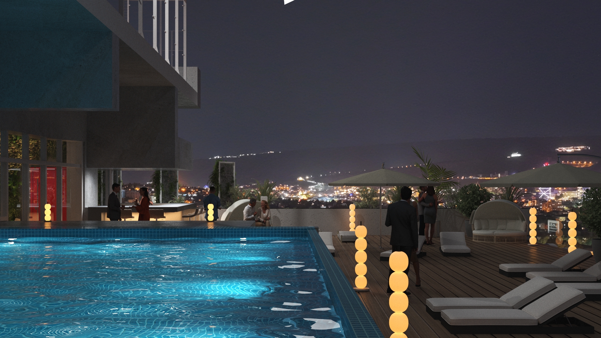 Pool outside